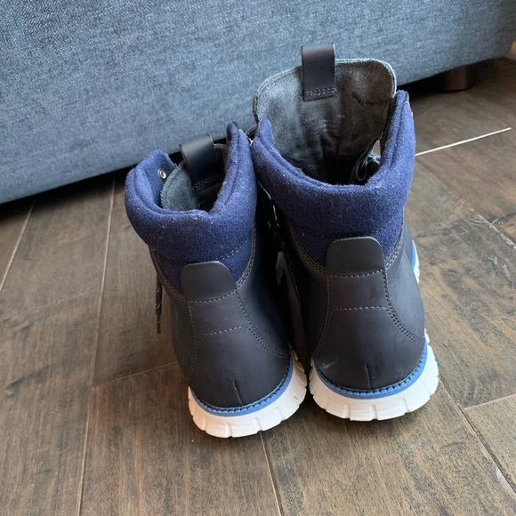 Men’s Cole Haan ZeroGrand Blue Waterproof Hiker Boots size 11.5